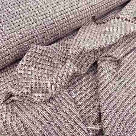 Bordó Chanel textil fényes szállal – német prémium szövet