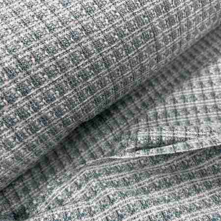 Kék Chanel textil fényes szállal – német prémium szövet