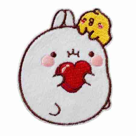 Molang mintás hímzett folt